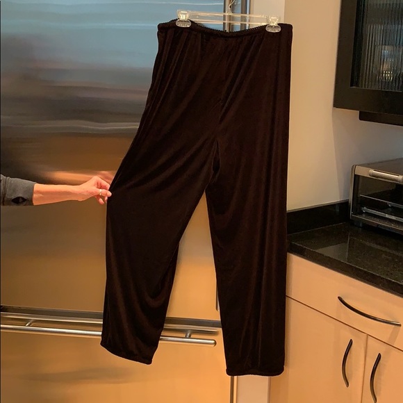 NWT Gap Black Velveteen Drawstring Pant XL - Picture 4 of 6